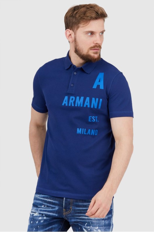 Tricou polo imprimat ARMANI...