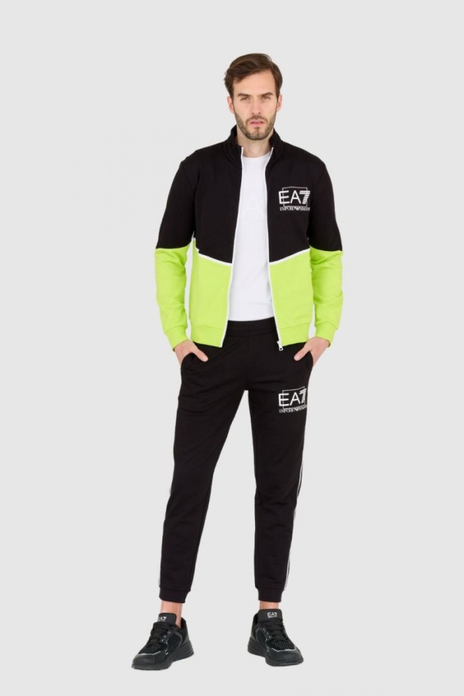 EA7 Tracksuit black and green