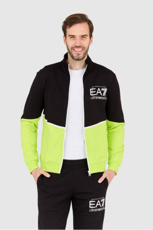 EA7 Tracksuit black and green