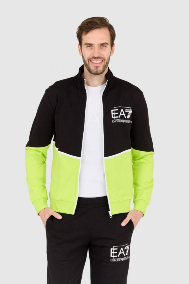 EA7 Tracksuit black and green