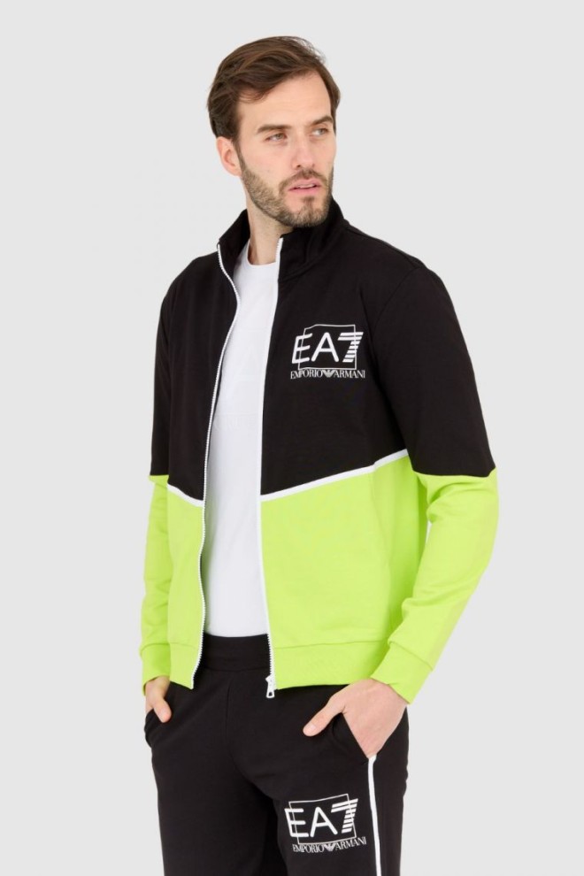 EA7 Tracksuit black and green