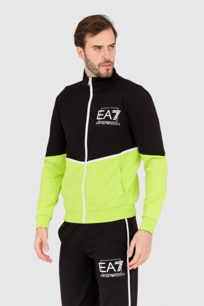 EA7 Tracksuit black and green