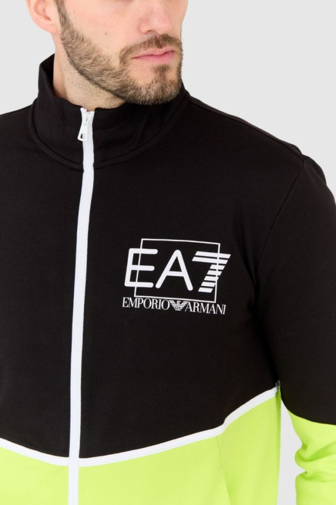 EA7 Tracksuit black and green