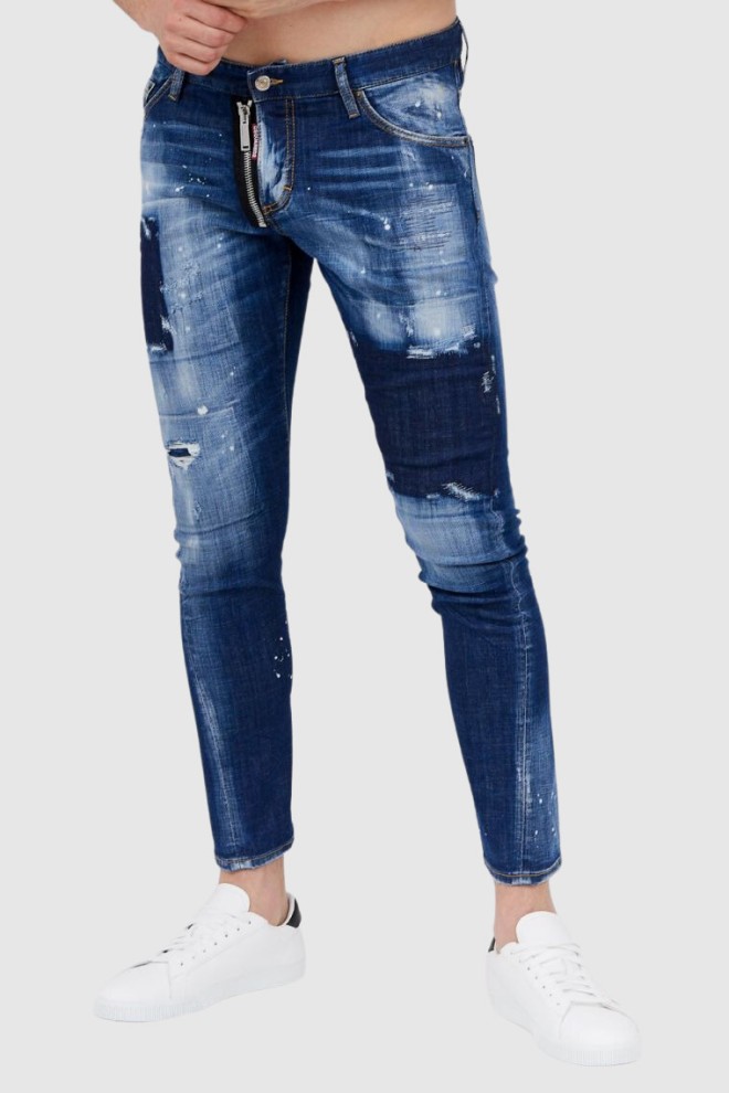 DSQUARED2 Blue men's sexy twist jeans