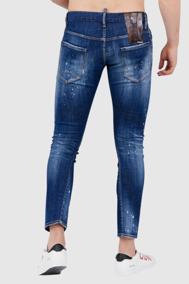 DSQUARED2 Blue men's sexy twist jeans