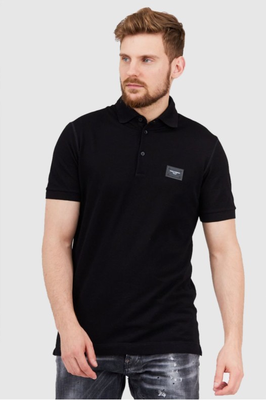 DOLCE & GABBANA Black polo...