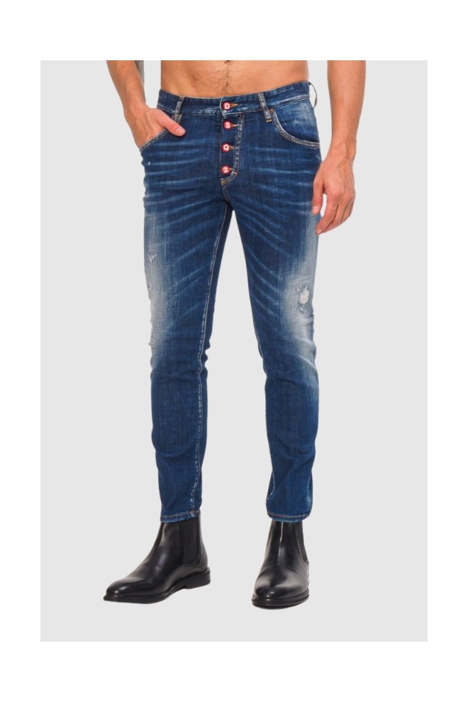 DSQUARED2 Blue men's Skater jeans