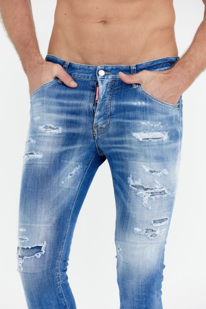 DSQUARED2 Blue men's skater jeans