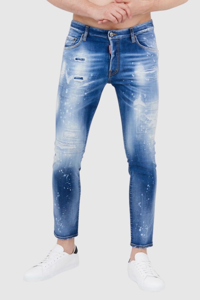 DSQUARED2 Blue men's skater jeans