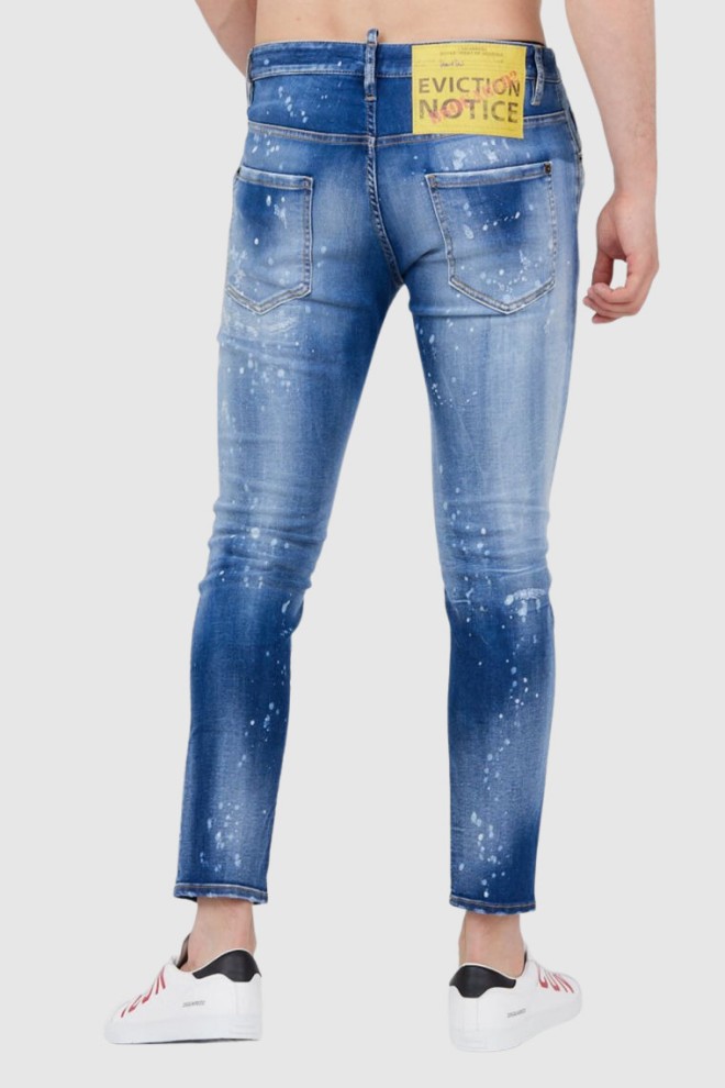 DSQUARED2 Blue men's skater jeans