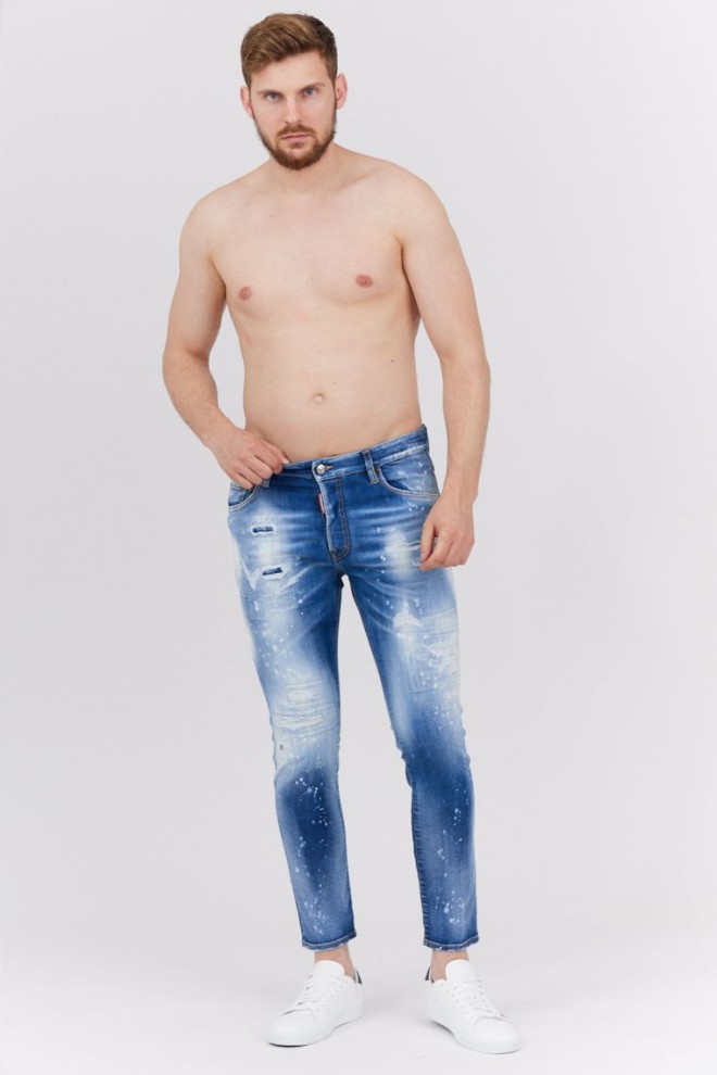 DSQUARED2 Blue men's skater jeans