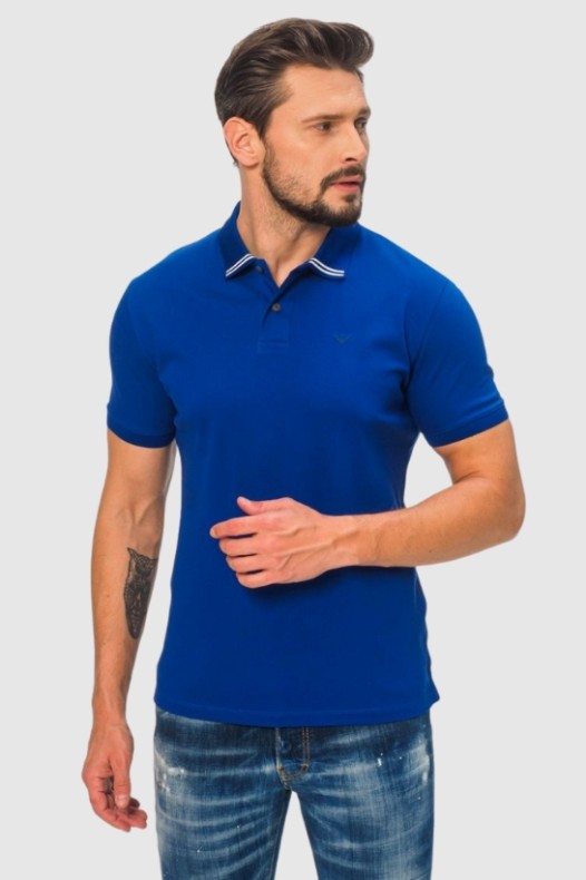 EMPORIO ARMANI Blue polo...