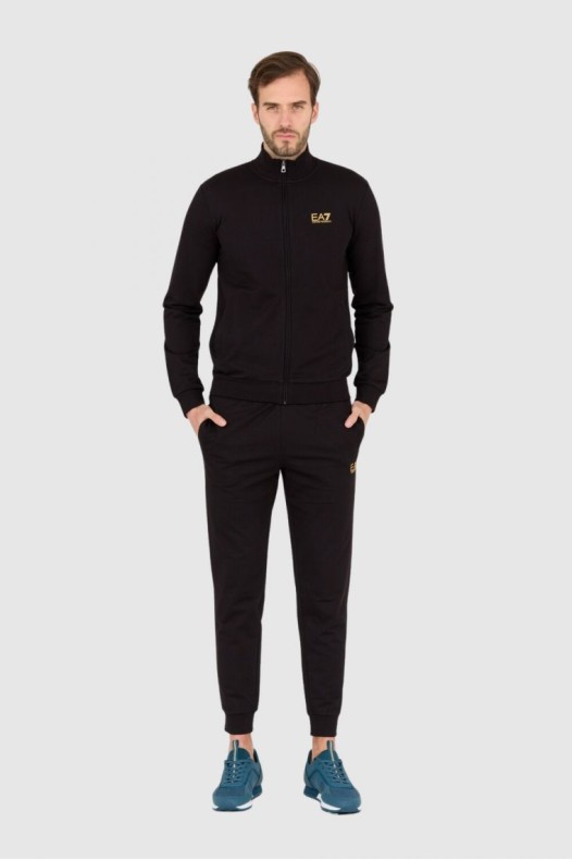 EA7 Black tracksuit with...