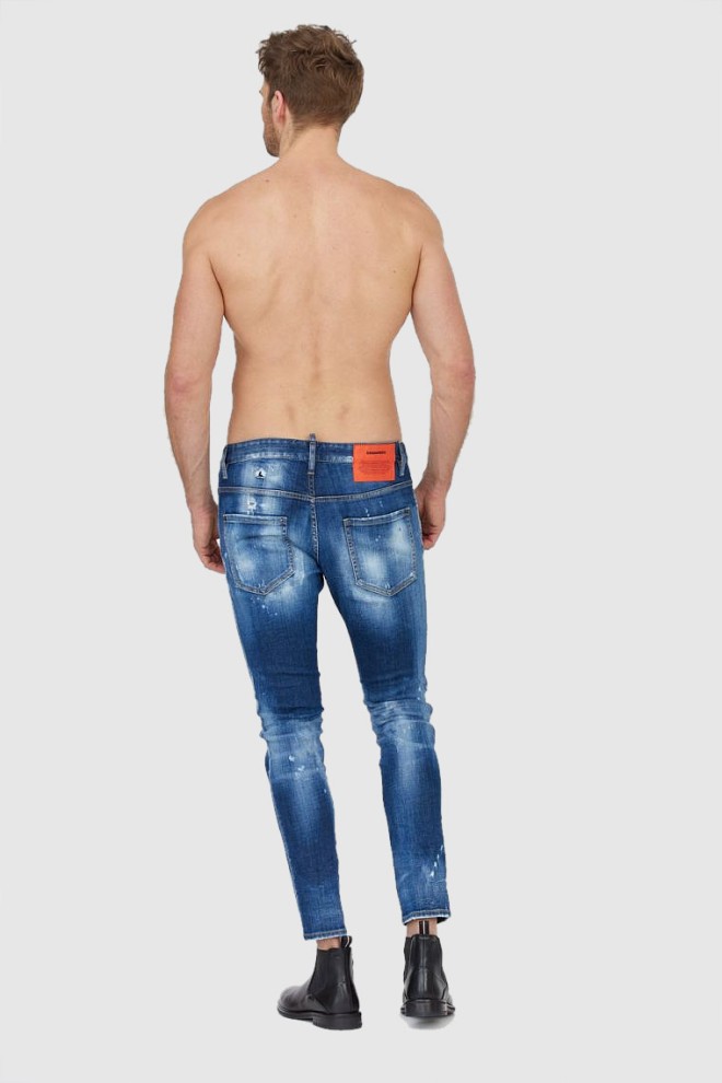 DSQUARED2 Blue men's Skater jeans