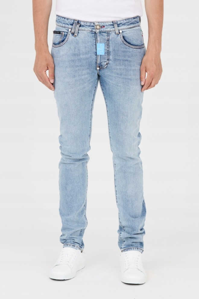 PHILIPP PLEIN Bright men's Straight Cut jeans