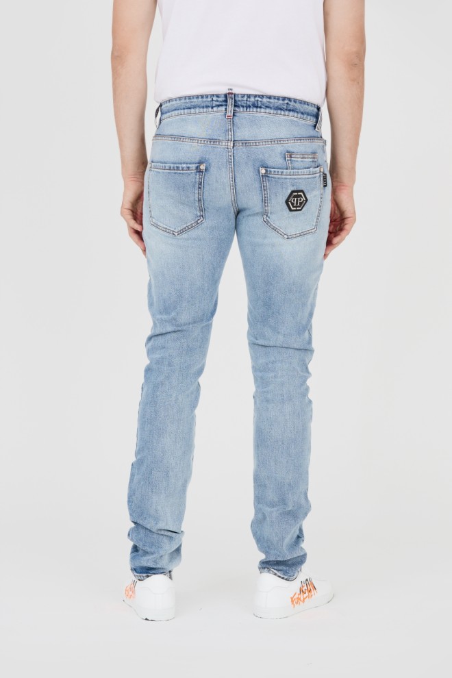 PHILIPP PLEIN Bright men's Straight Cut jeans