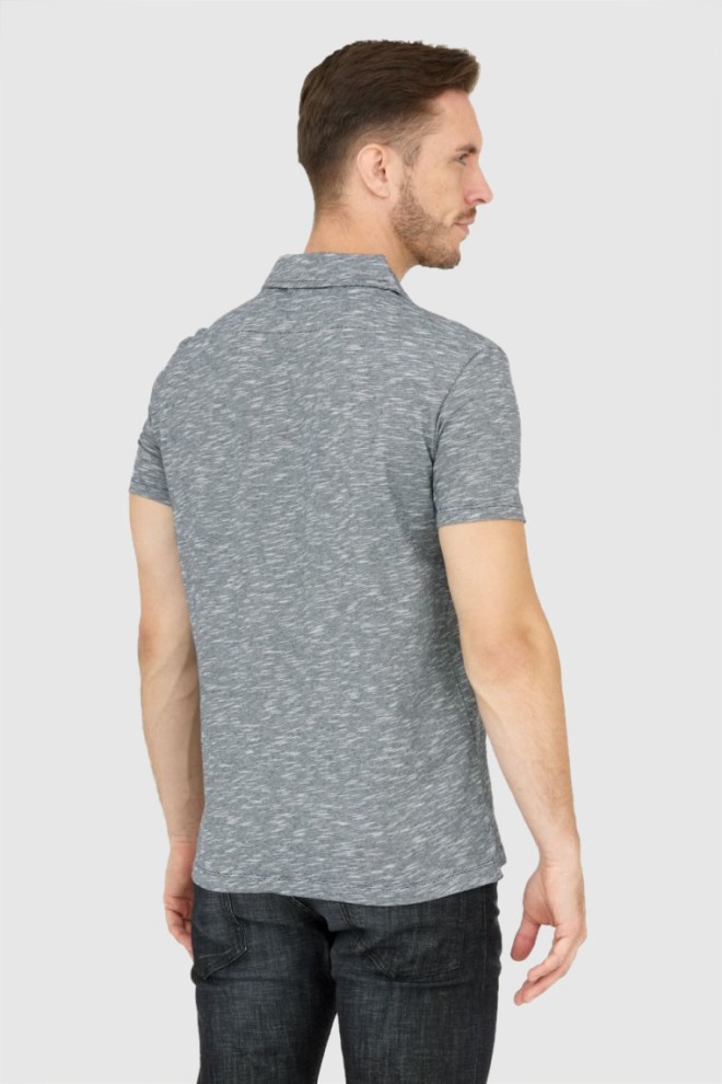 GUESS Grey men's polo shirt