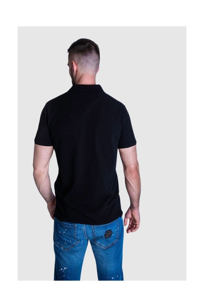 FENDI Tricou polo pentru bărbați, negru