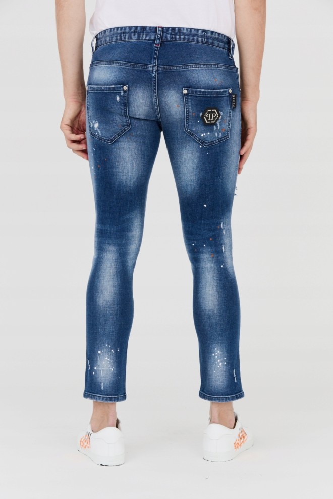 PHILIPP PLEIN Blue men's jeans