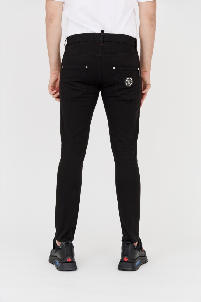 PHILIPP PLEIN Black men's jeans