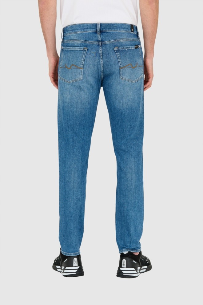 7 FOR ALL MANKIND Blugi albaștri pentru bărbați