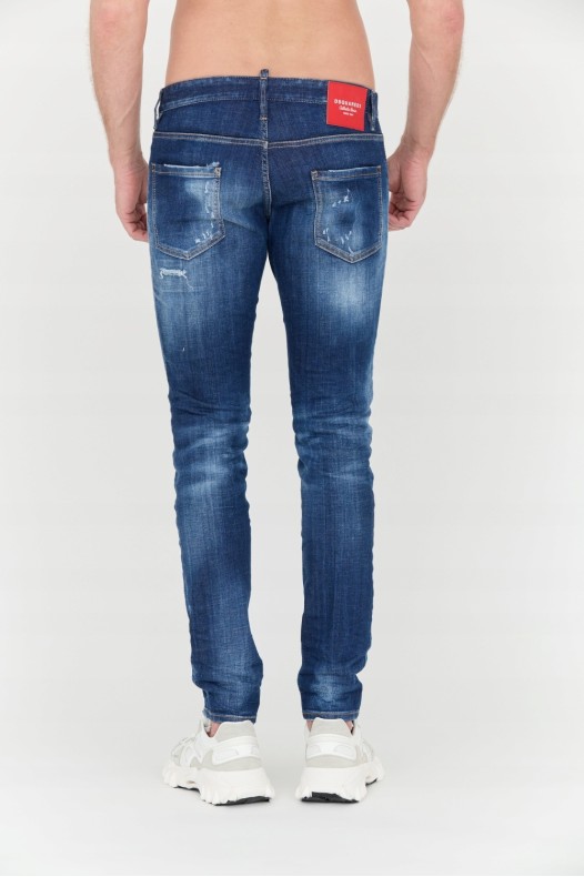 DSQUARED2 Granatowe jeansy...