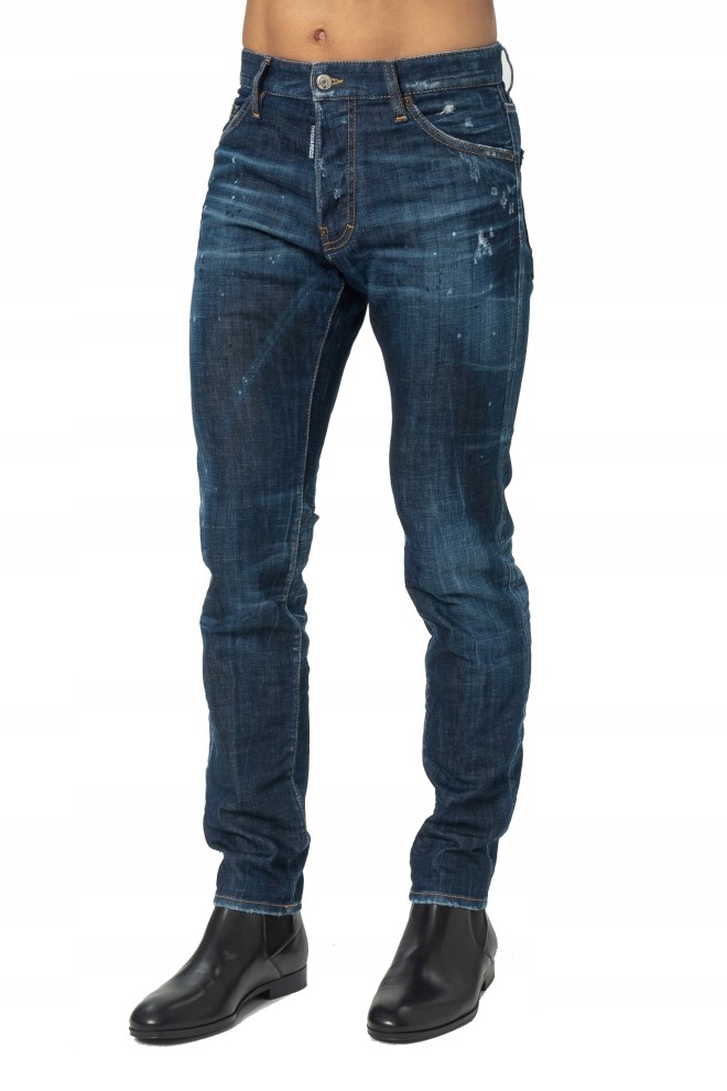 DSQUARED2 Men's navy blue cool guy jeans