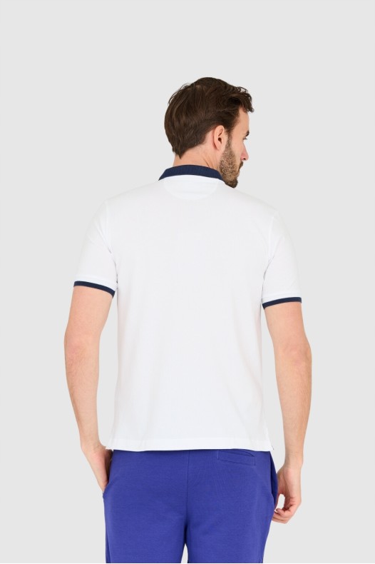 LA MARTINA Tricou polo alb...