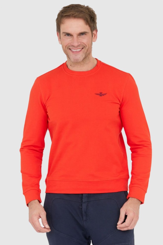 AERONAUTICA MILITARE Red men's sweatshirt