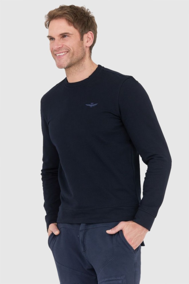 AERONAUTICA MILITARE Hanorac albastru marin pentru bărbați