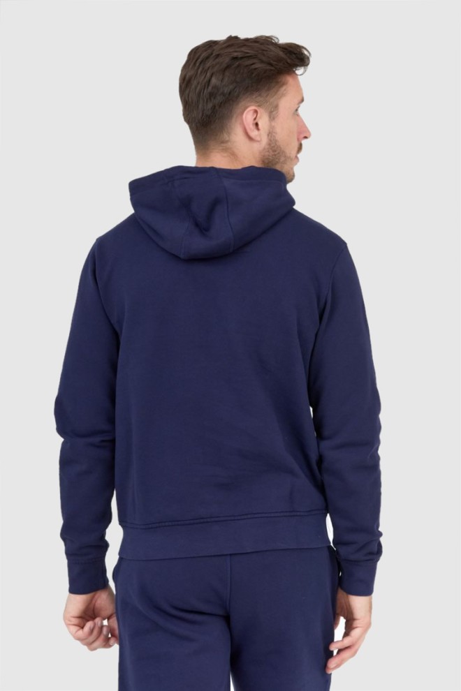 AERONAUTICA MILITARE Navy blue men's hooded sweatshirt