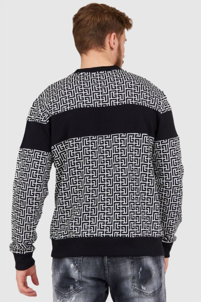 BALMAIN Men's monogrammed Balmain sweatshirt