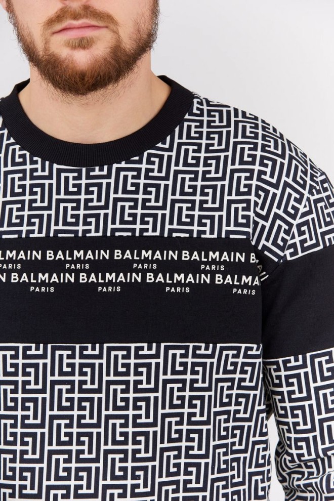 BALMAIN Men's monogrammed Balmain sweatshirt