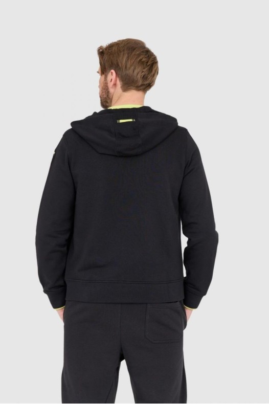 BLAUER Hanorac negru cu...