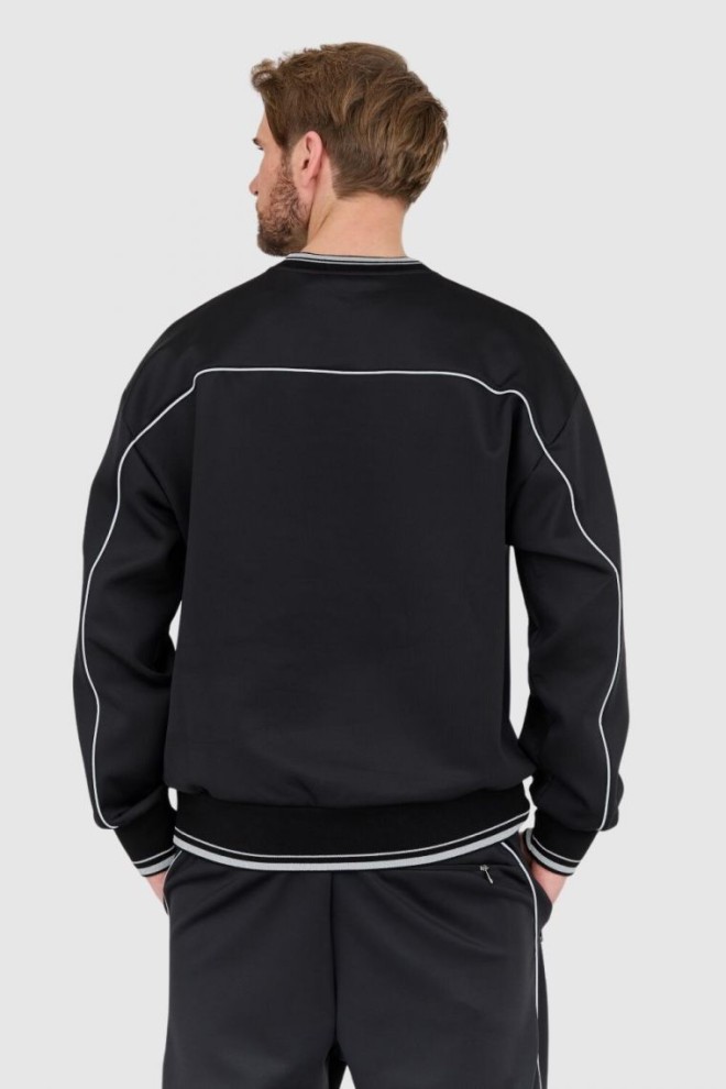 DOLCE & GABBANA Black sweatshirt with large logo