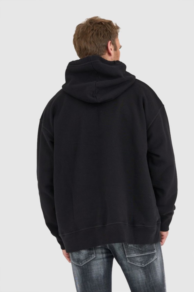 DSQUARED2 Black men's bromance slouch hoodie