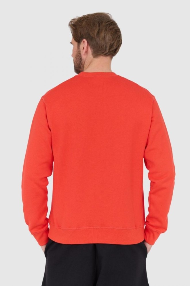 DSQUARED2 Red men's sweatshirt with large white icon logo