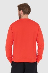 DSQUARED2 Czerwona bluza męska z dużym białym logo icon