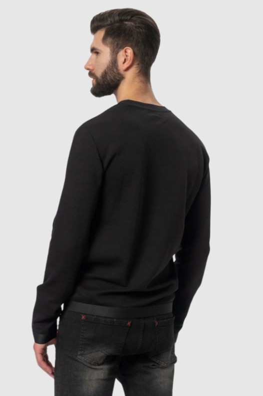 EA7 Black men's sweatshirt...