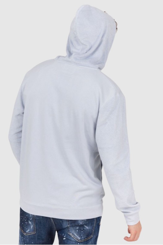 Hanorac albastru din bumbac...