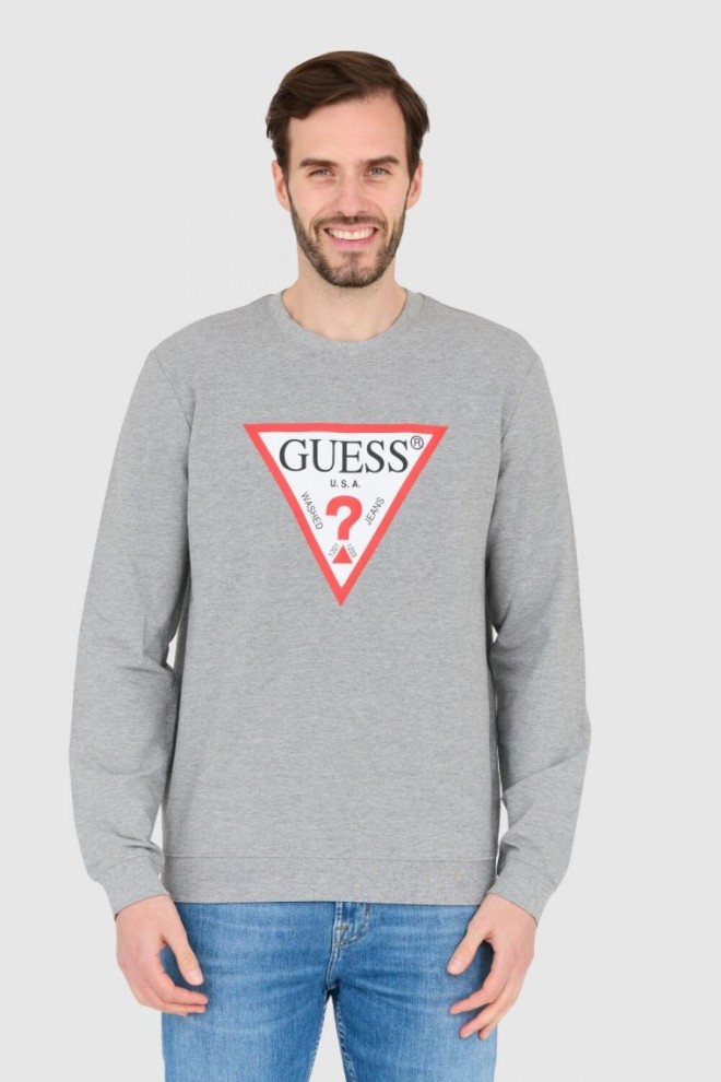 GUESS Grey slim fit sweatshirt