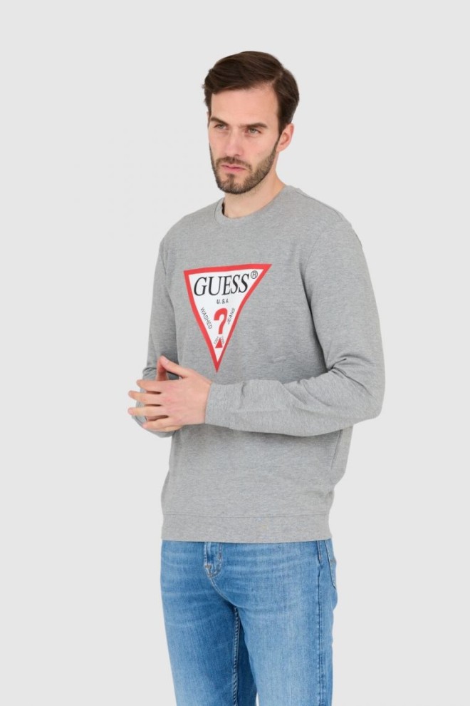 GUESS Grey slim fit sweatshirt