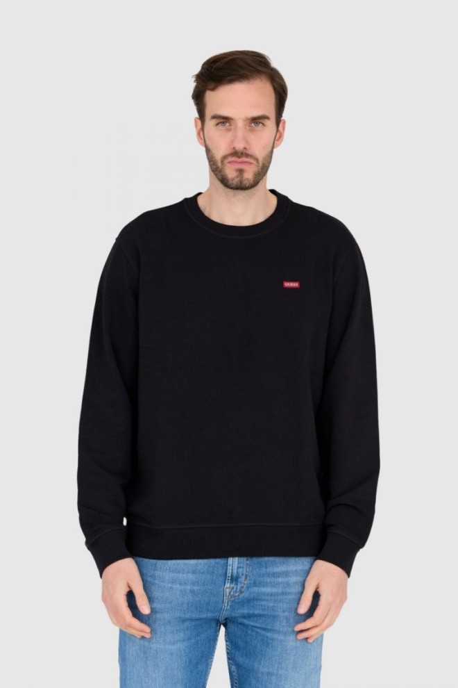 GUESS Black regular fit sweatshirt