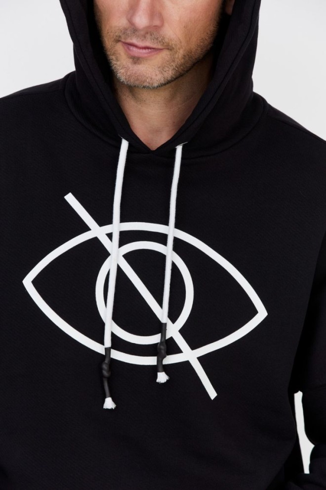 PALM ANGELS Tricou negru pentru bărbați cu imprimeu alb