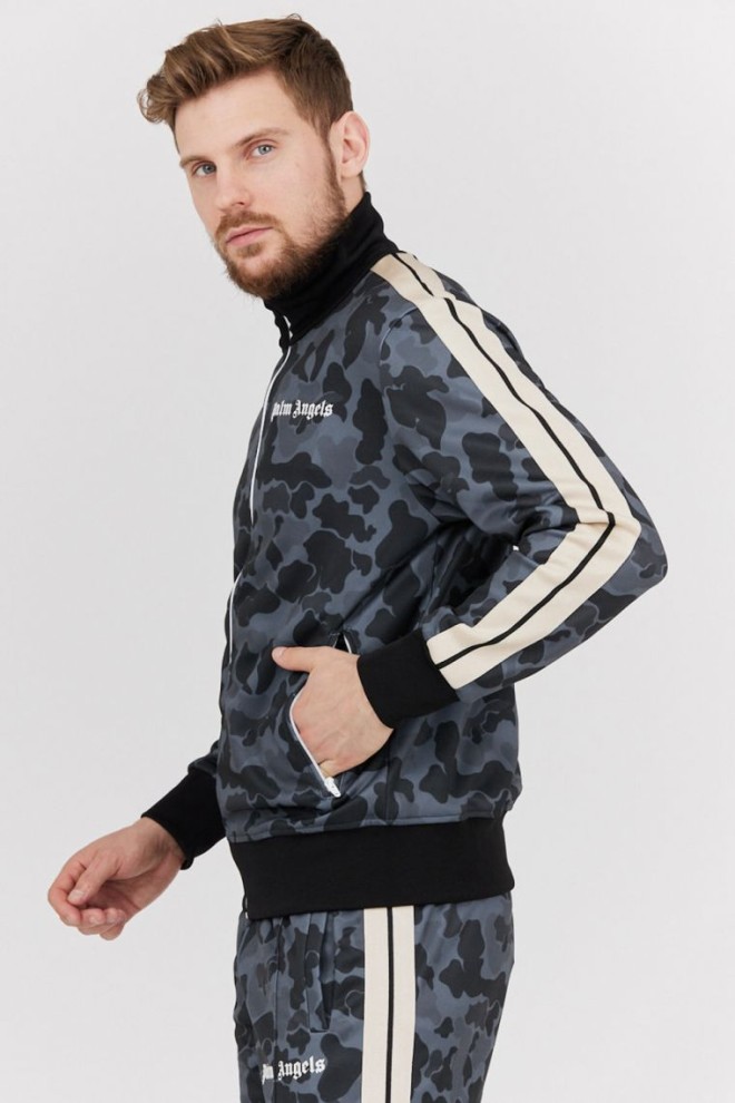 PALM ANGELS Hanorac gri moro pentru bărbați