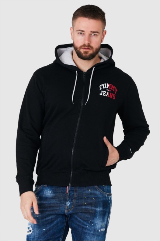 TOMMY JEANS Hanorac negru...