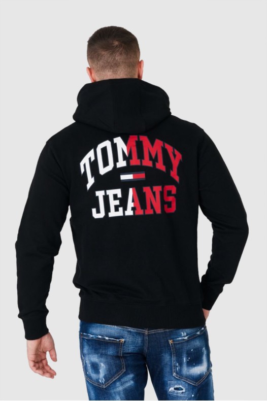 TOMMY JEANS Czarna bluza...