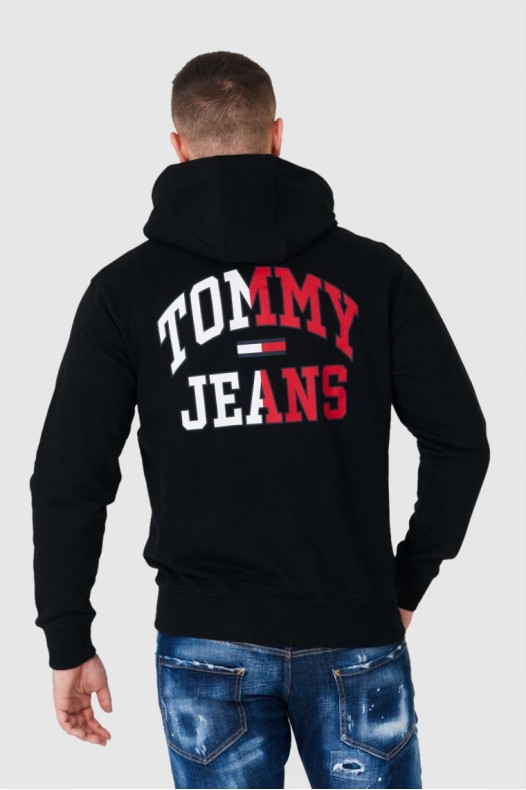 TOMMY JEANS Hanorac negru...