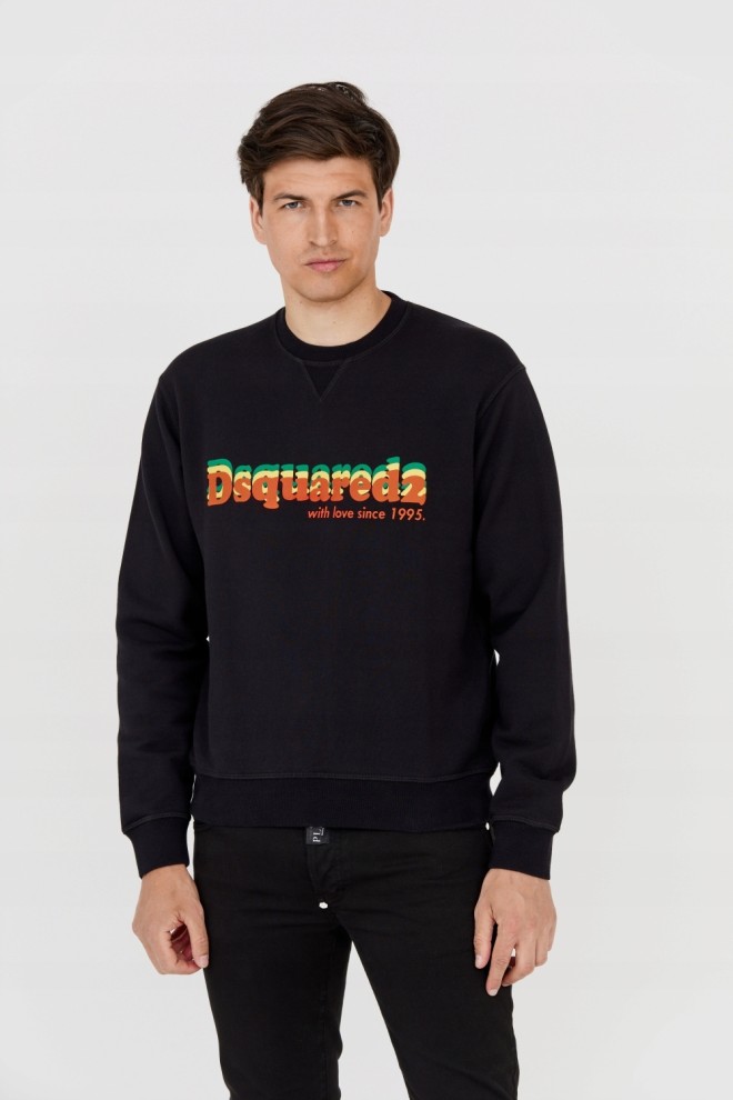 DSQUARED2 Black men's cool fit sweatshirt