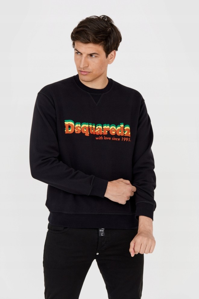 DSQUARED2 Black men's cool fit sweatshirt